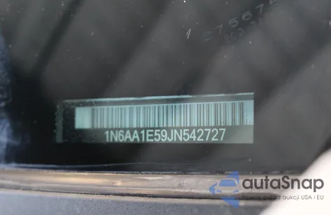 2018 Nissan Titan Sv from USA, damaged, VIN 1N6AA1E59JN542727